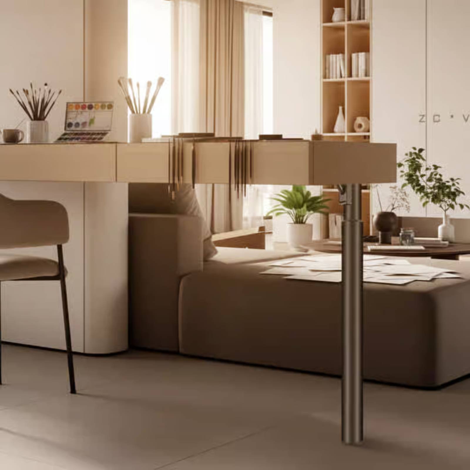 Furniture Hardware Material - Pé de Mesa Ajustável Dobrável, Ferragem