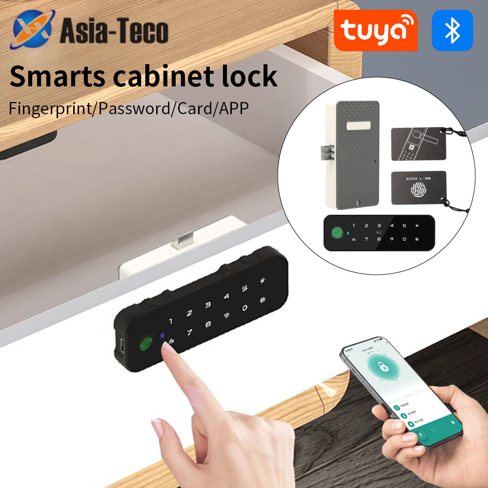 Cabinet Lock Key - Tuya bluetooth inteligente armário de madeira