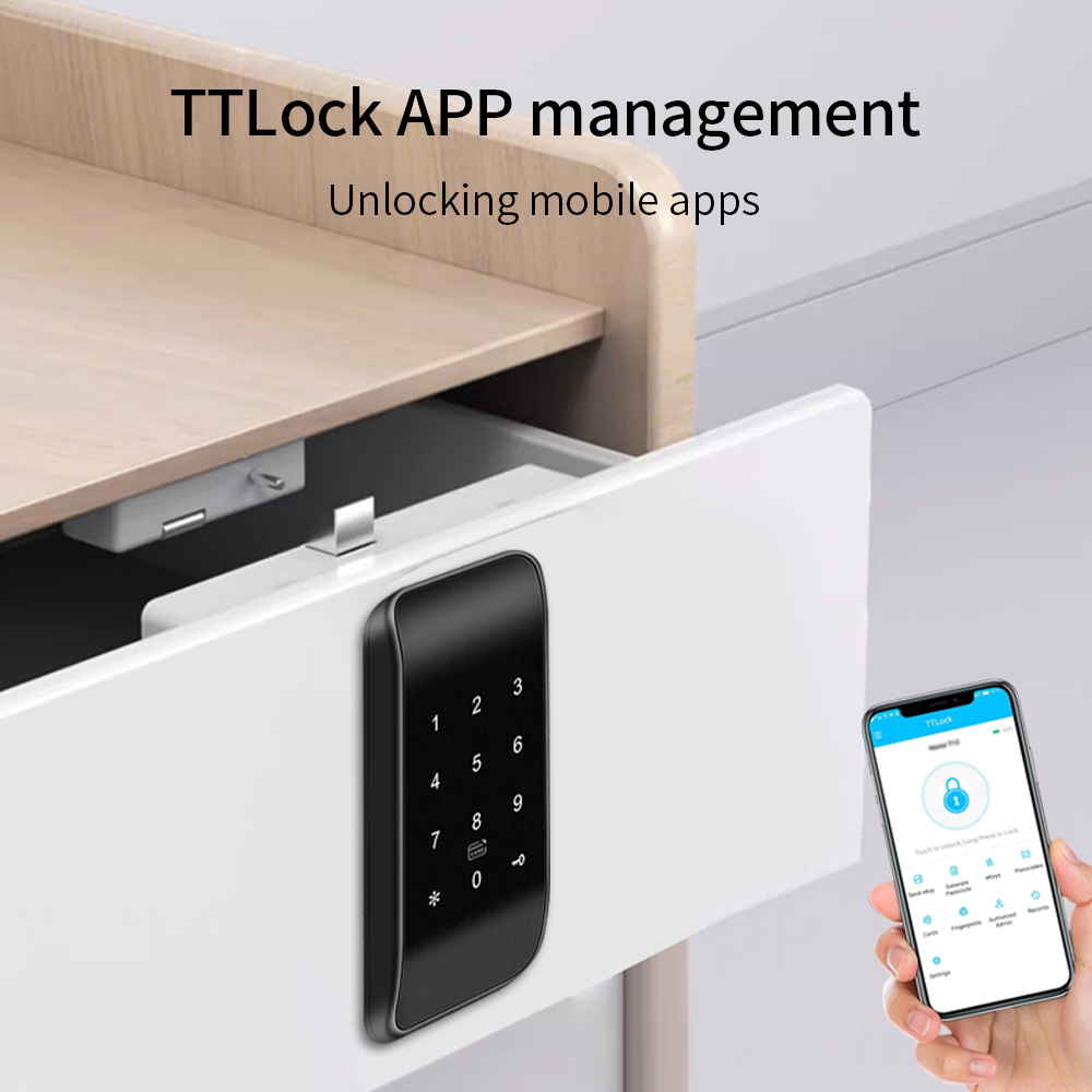 Cabinet Lock Key - Ttlock app bloqueio de armário inteligente
