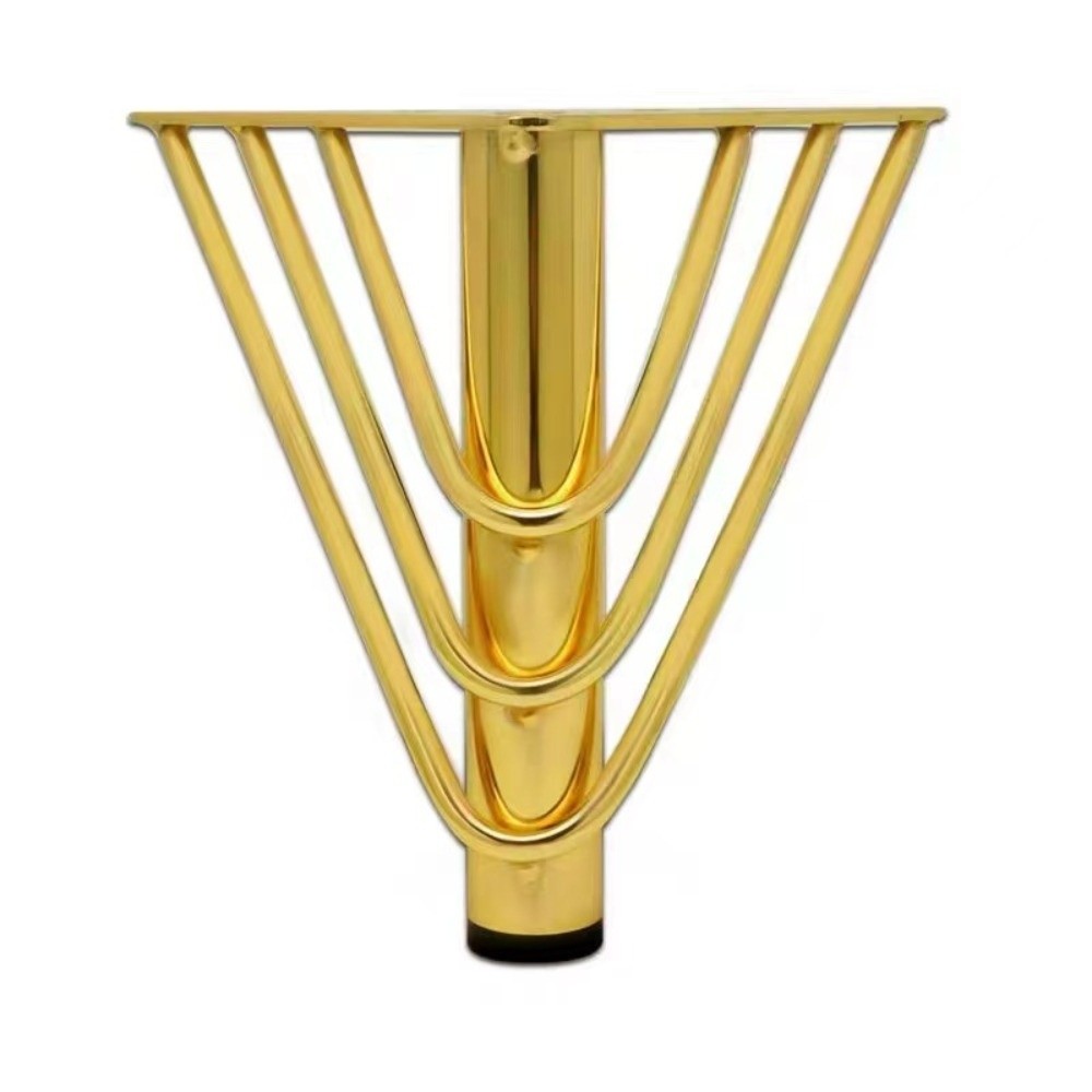 Furniture Hardware Material - Pés de Móveis em Cor Dourada,