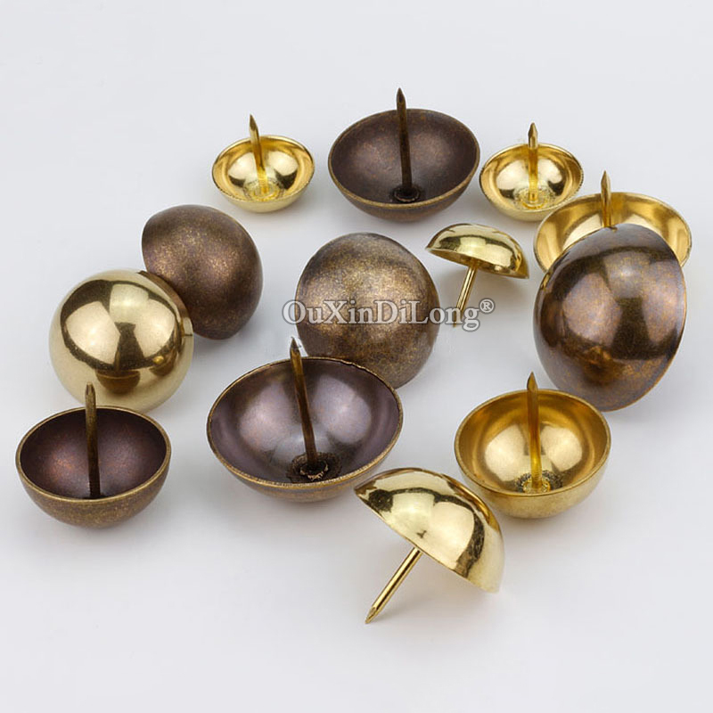 Furniture Upholstery Hardware - 10 Peças de Rebites Decorativos Redondos