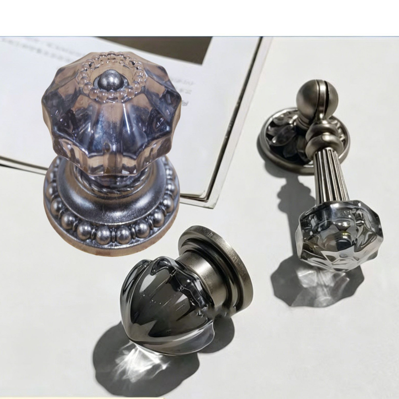 Furniture Grade Hardware - Puxador de Cristal de Alta Qualidade,