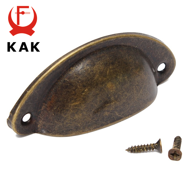 Kak 20 pçs retro metal gaveta  - Vintage Furniture Hardware Pulls avaliação e preço