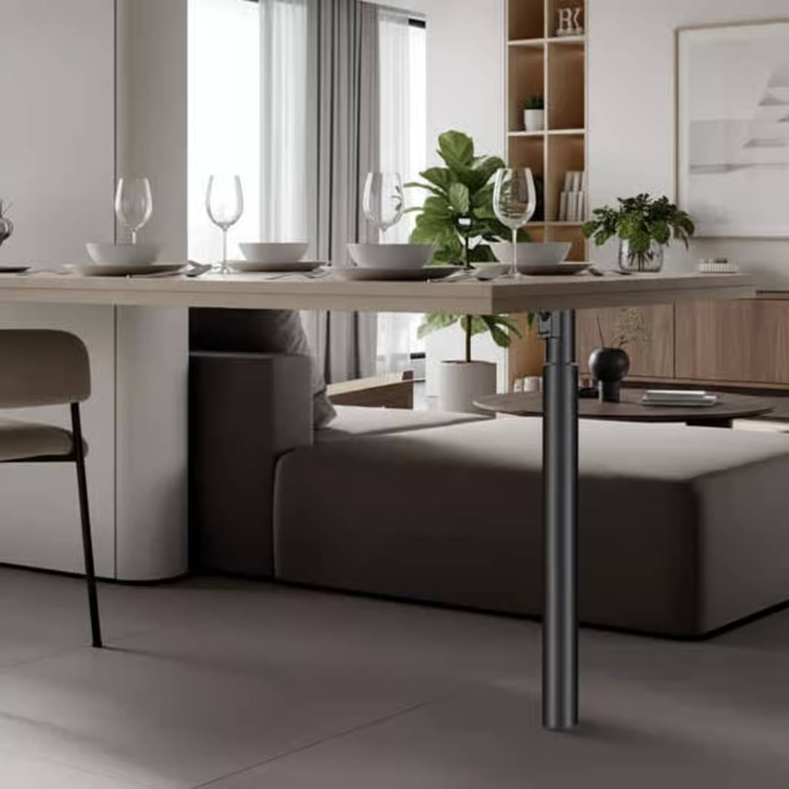 Pé de Mesa Ajustável Dobrável, - Furniture Hardware Material avaliação e preço