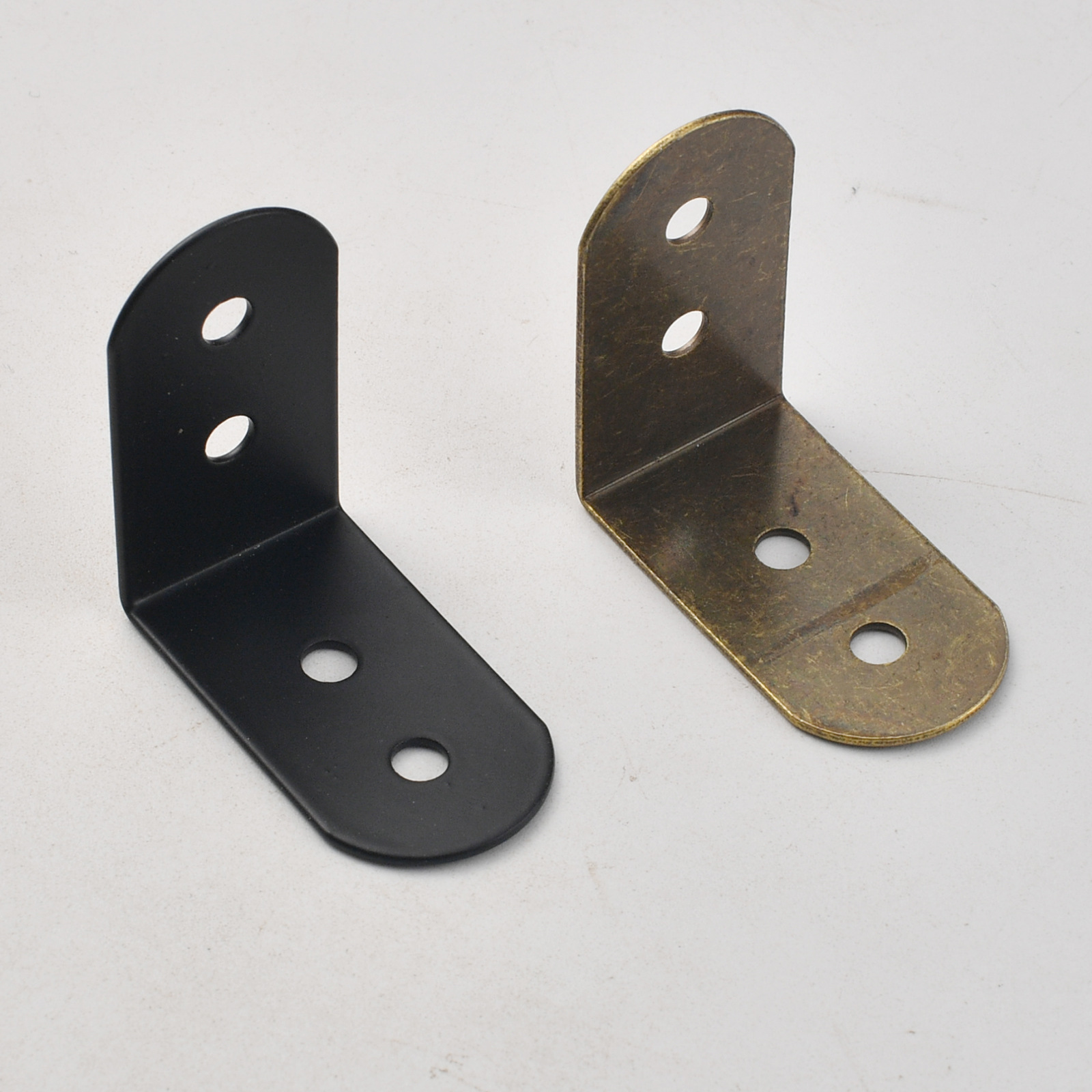 Suporte de canto em ferro pret - Furniture Hardware Material avaliação e preço