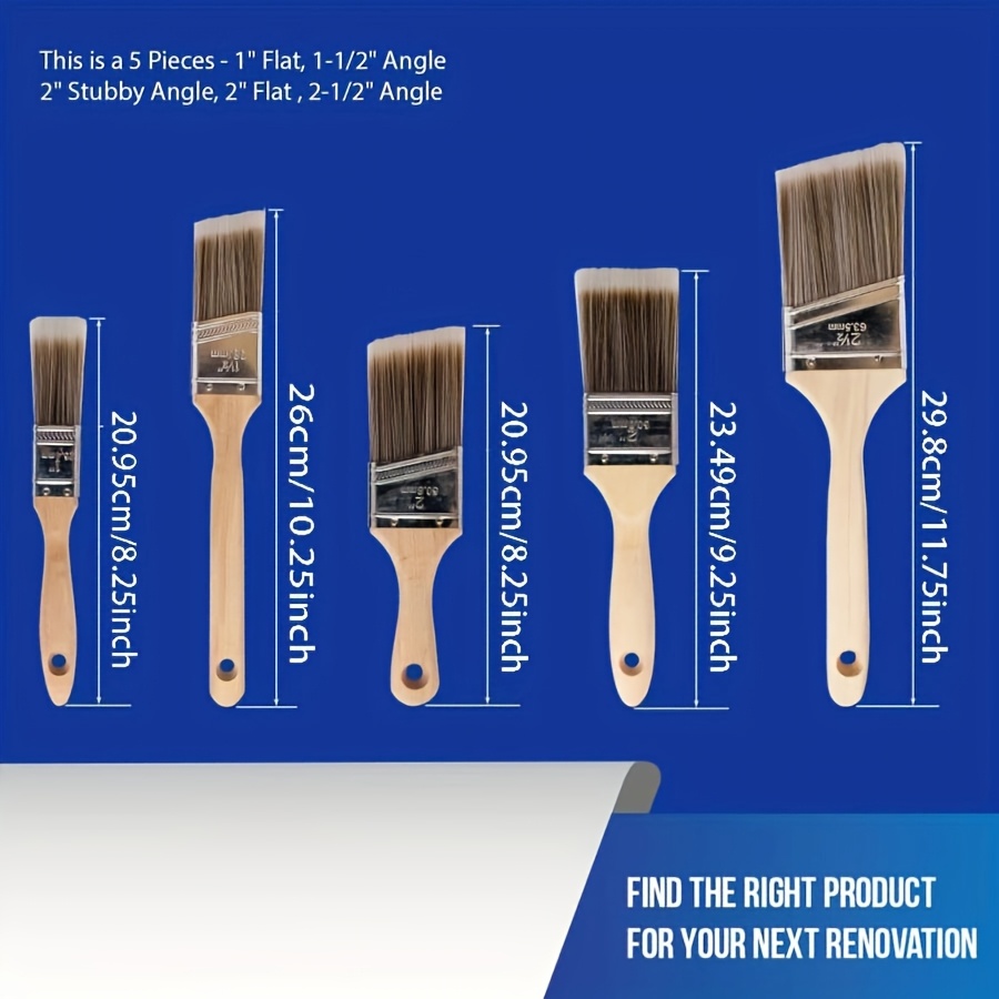 5 pçs escova de pintura de alt - Furniture Hardware Manufacturer avaliação e preço