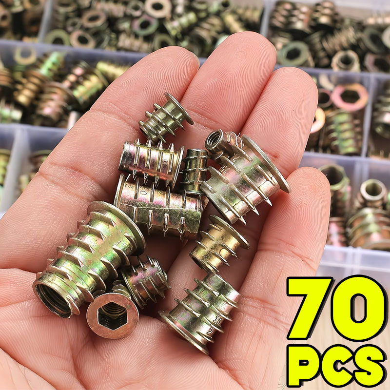 Kit de Porcas de Inserção Rosq - Furniture Hardware Threaded Inserts avaliação e preço