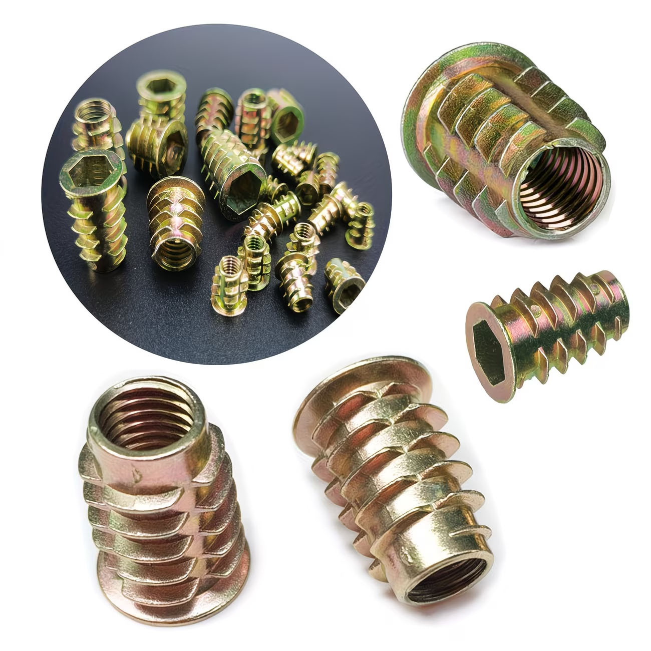 Kit de Porcas de Inserção Rosq - Furniture Hardware Threaded Inserts avaliação e preço