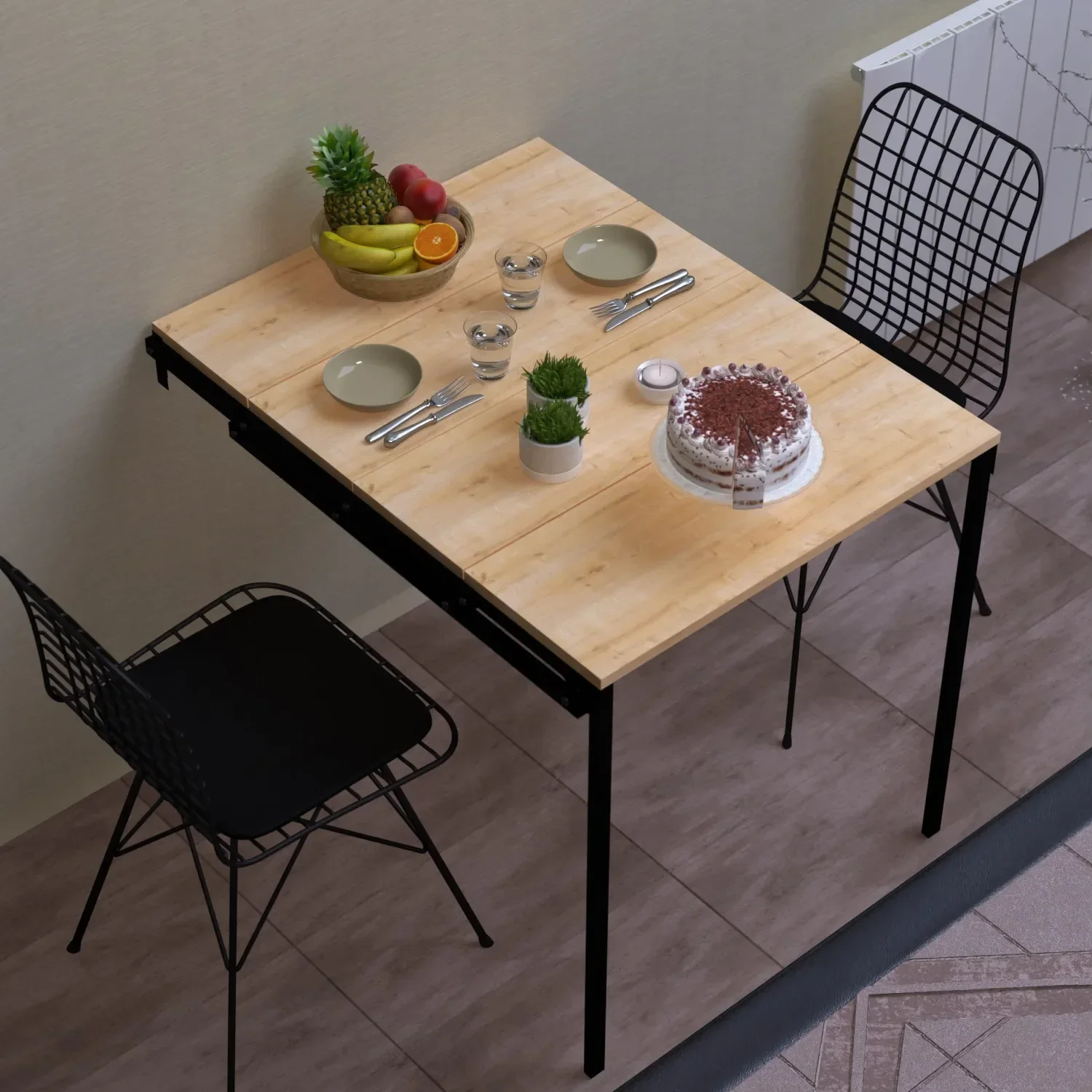 Montado na parede dobrável pra - Furniture Hardware Material avaliação e preço