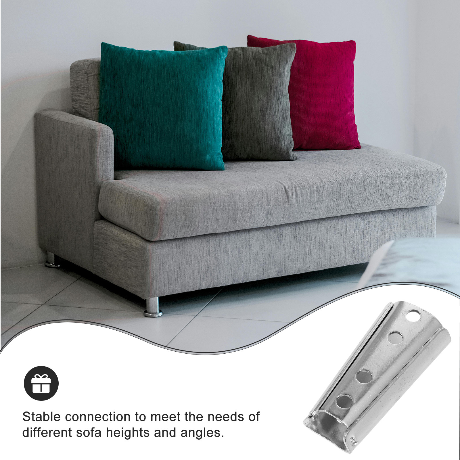 Conectores de Sofá (4 Peças) - - Furniture Hardware Material avaliação e preço