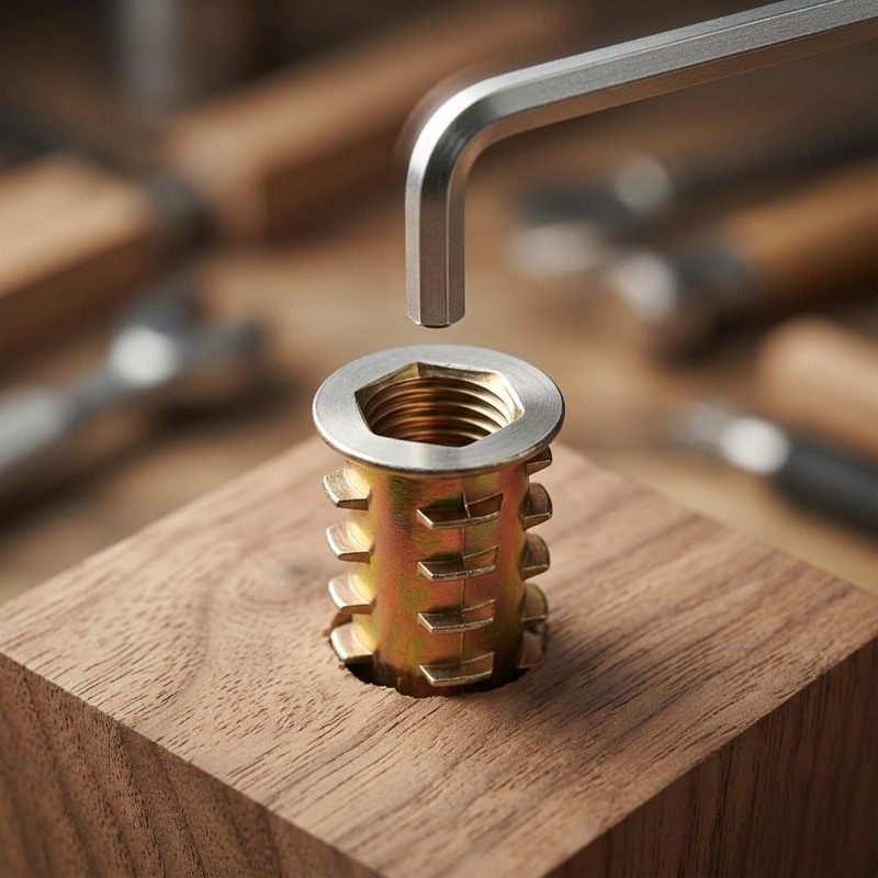 Porcas Rosqueadas de Aço Carbo - Furniture Hardware Threaded Inserts avaliação e preço