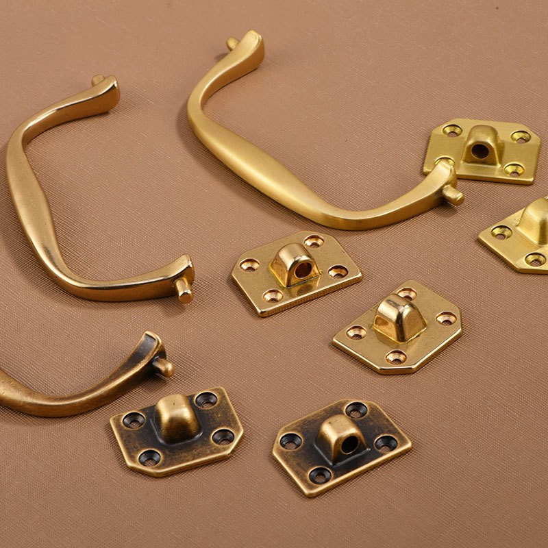 Retro Metal Antique Solid Bras - Vintage Furniture Hardware Pulls avaliação e preço