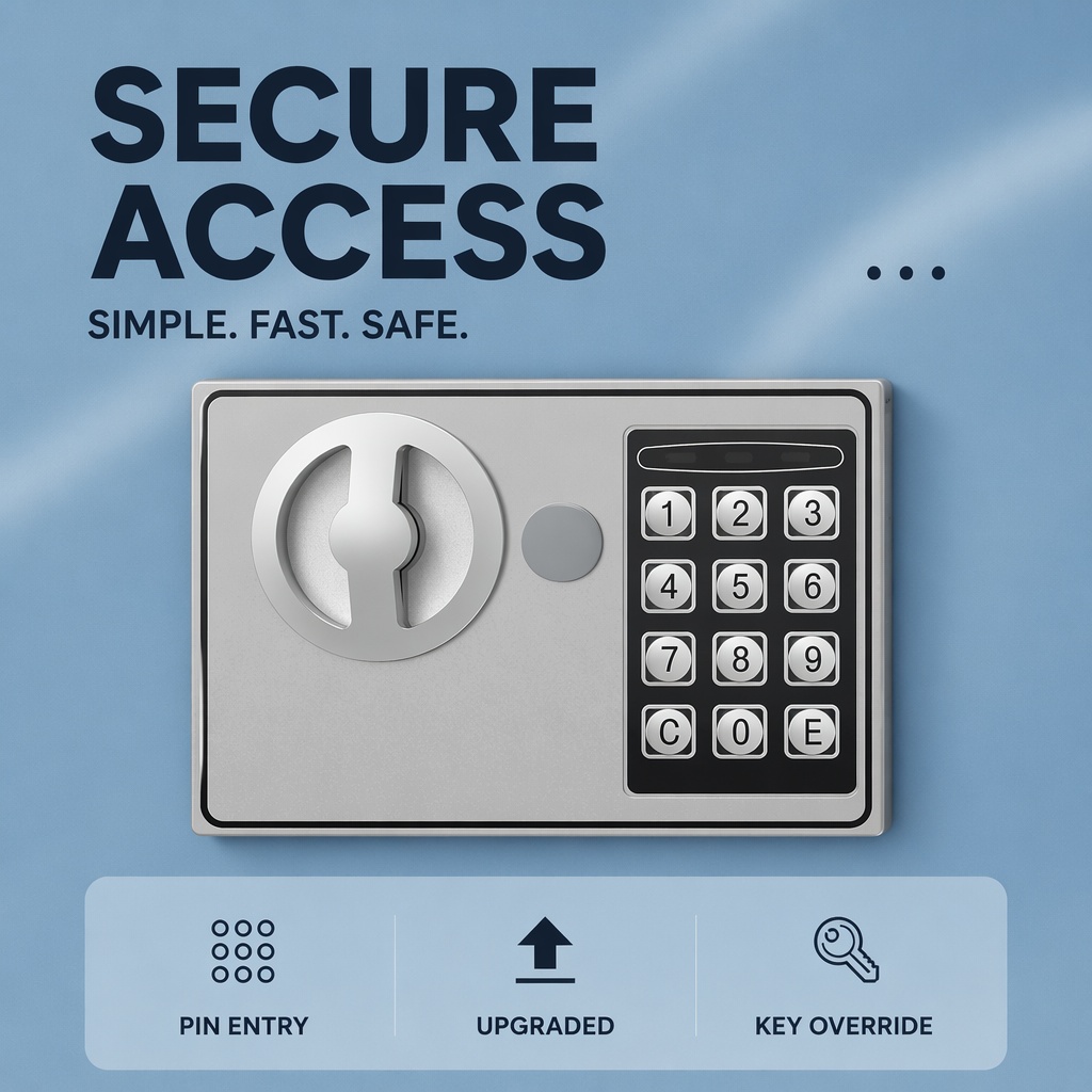 Cofre Eletrônico Digital de Aç - Cabinet Lock Key avaliação e preço