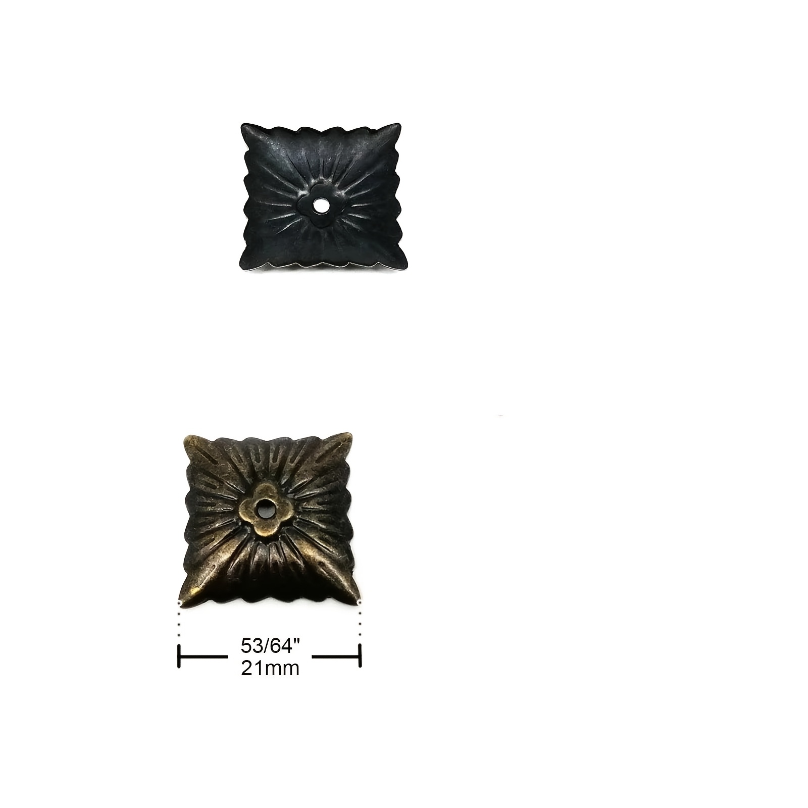 20 Peças 21x21mm Tachas Decora - Furniture Upholstery Hardware avaliação e preço
