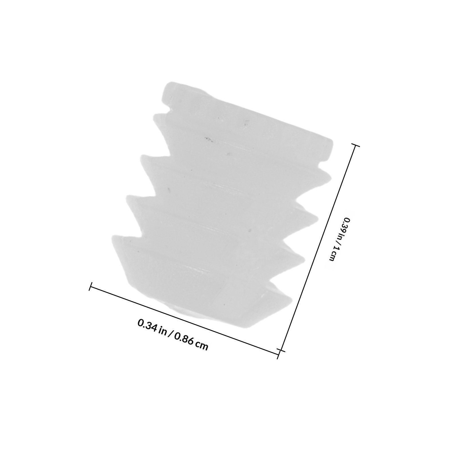 100 Peças de Conectores de Nyl - Furniture Hardware Threaded Inserts avaliação e preço