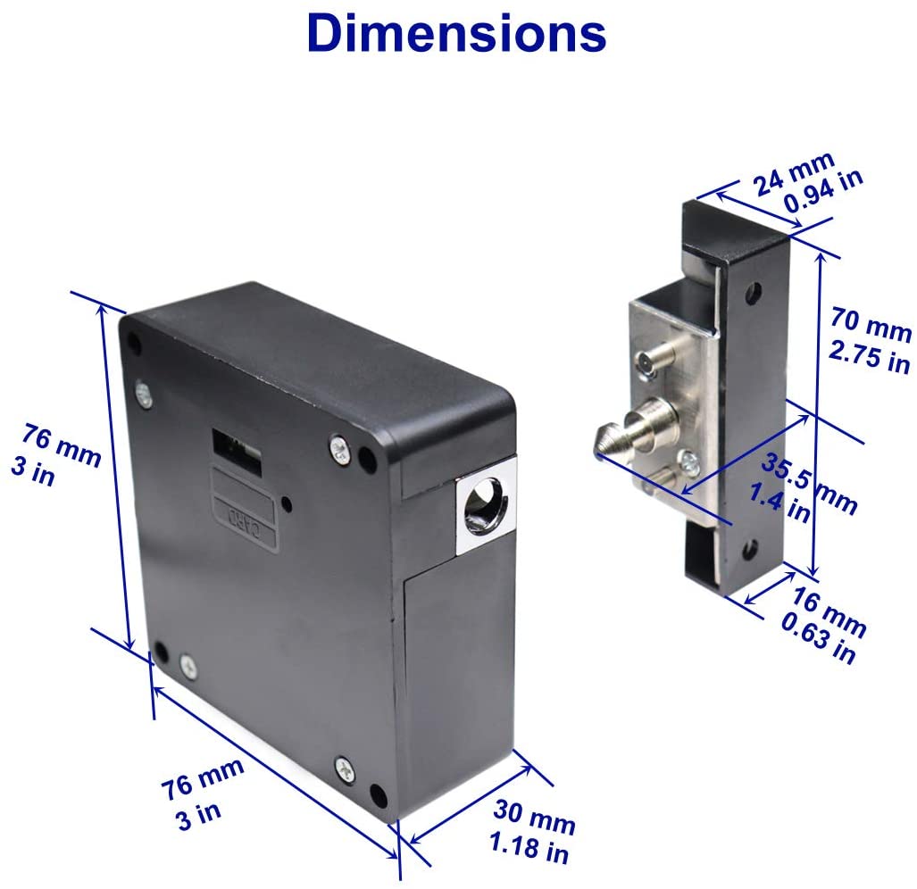 Fechadura inteligente de gavet - Cabinet Lock Key avaliação e preço