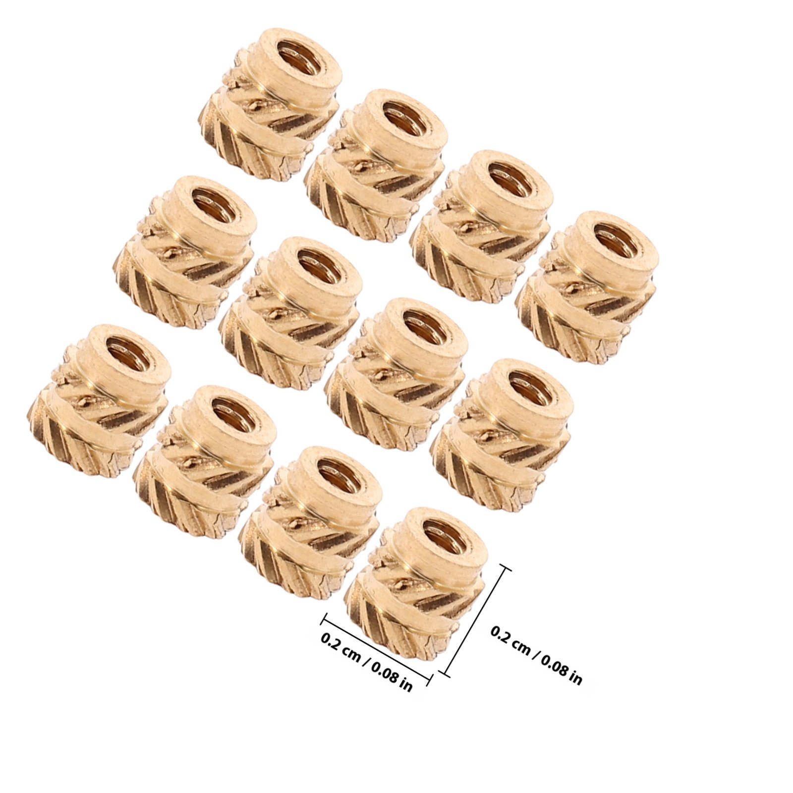 60 Peças de Porcas Rosqueadas  - Furniture Hardware Threaded Inserts avaliação e preço