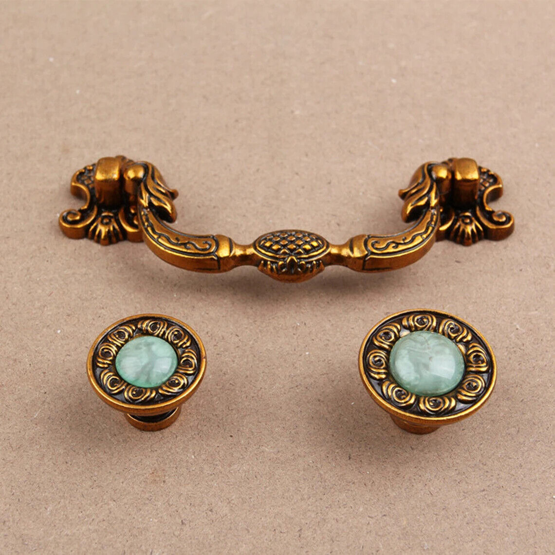 Puxadores de armário de latão  - Vintage Furniture Hardware Pulls avaliação e preço
