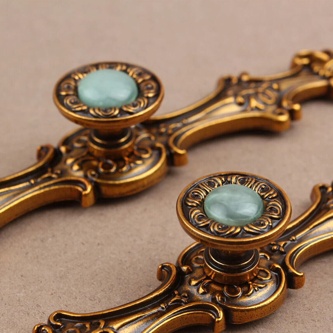 Puxadores de armário de latão  - Vintage Furniture Hardware Pulls avaliação e preço
