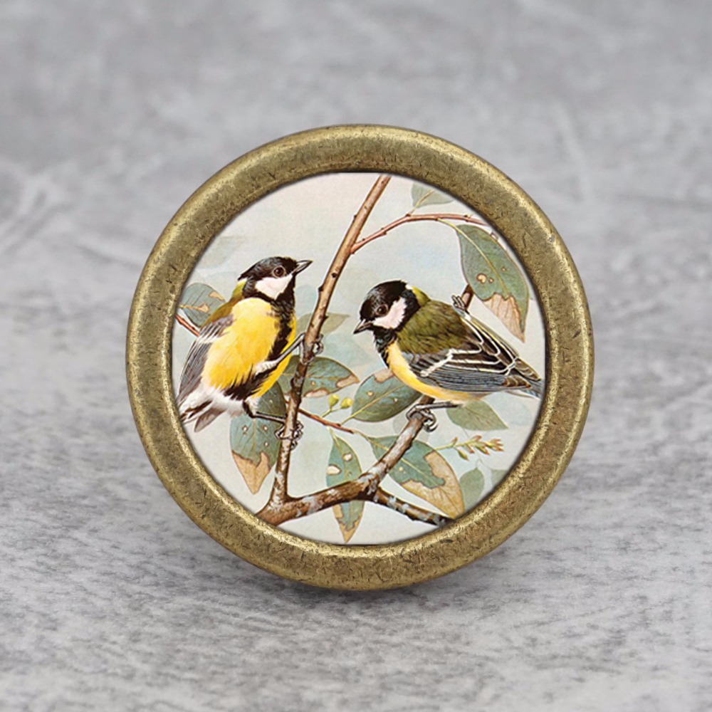 Two Birds--Puxadores de Gaveta - Vintage Furniture Hardware Pulls avaliação e preço