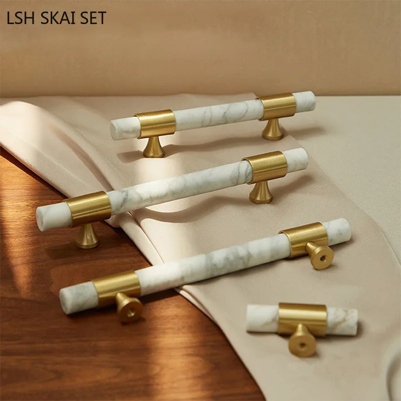 Nordic Marble Brass Handle, Bo - Furniture And Hardware Supplies avaliação e preço