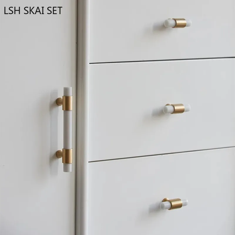 Nordic Marble Brass Handle, Bo - Furniture And Hardware Supplies avaliação e preço